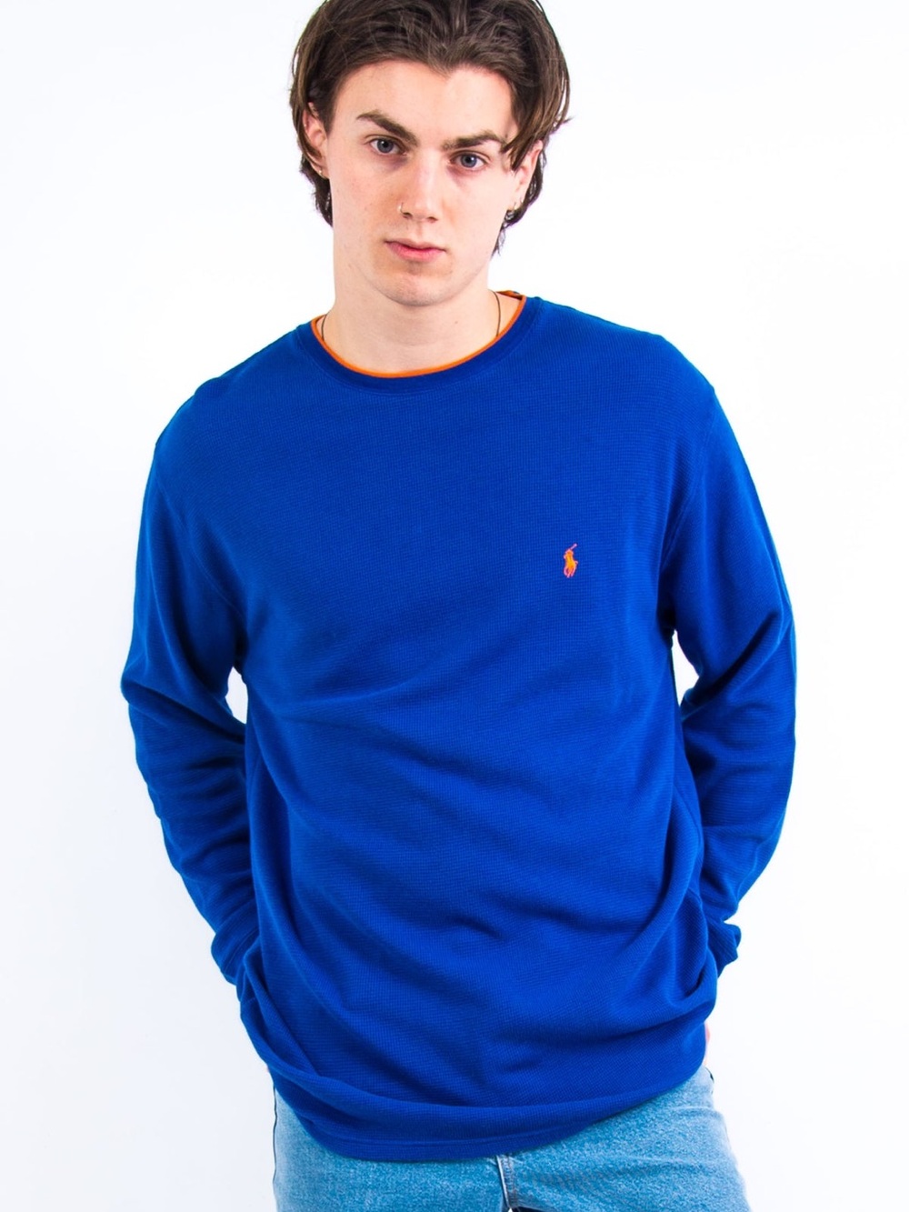 Polo by Ralph Lauren Men’s Royal Blue Crewneck Sweater XL